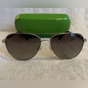 Kate Spade Varese Aviator Sunglasses - Gold